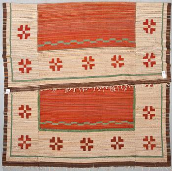 MATTA, rölakan med ryabård, Sverige/Finland, 1900-talets början, ca 357 x 240 cm.