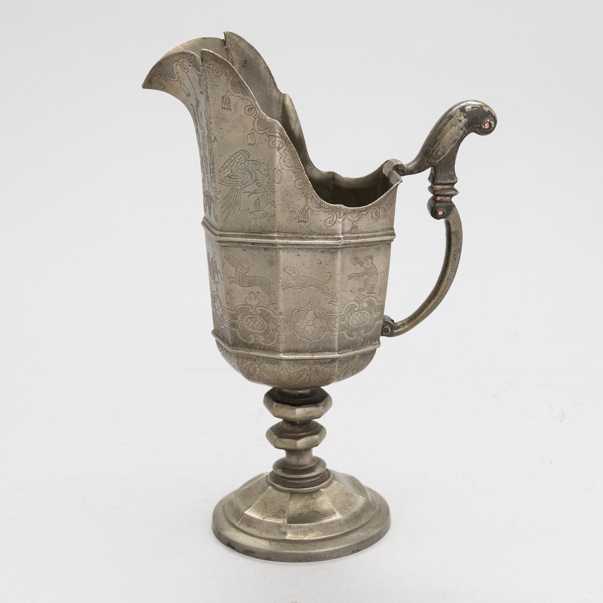 A 18th century French pitcher.