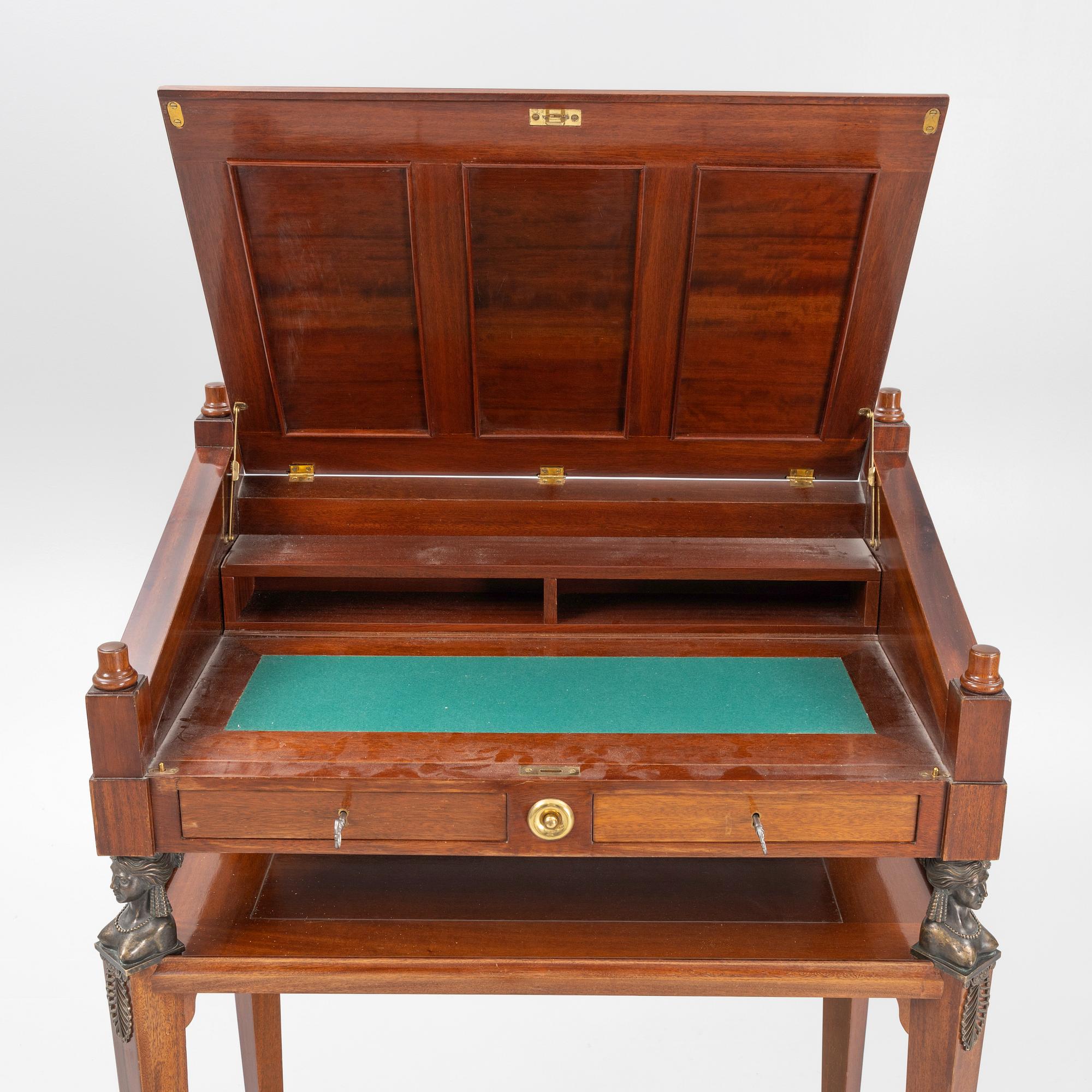 An Empire style standing desk/pulpet, mid/second half of the 20th century.