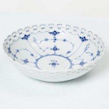 Royal Copenhagen, a 58-piece porcelain 'Blue Fluted' dinner and tea service, Denmark, mostly 1889-1934 but some pieces 1950-1984.