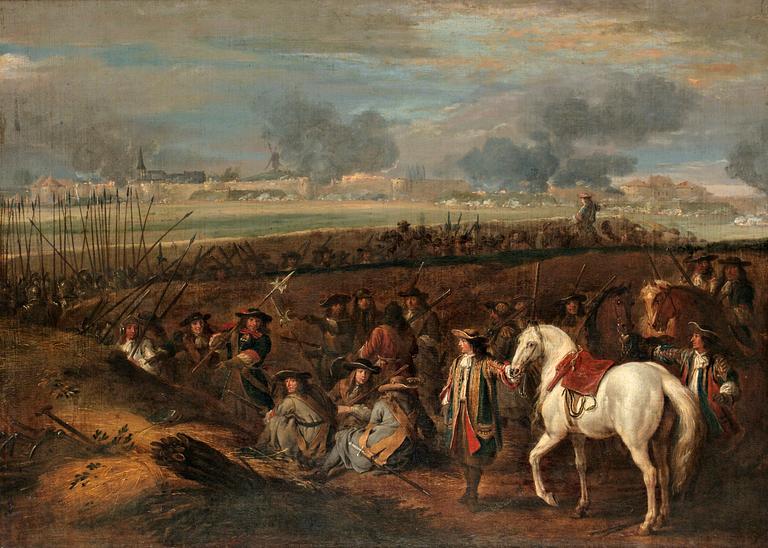 Adam Frans van der Meulen Tillskriven, Slaget vid Tournai.