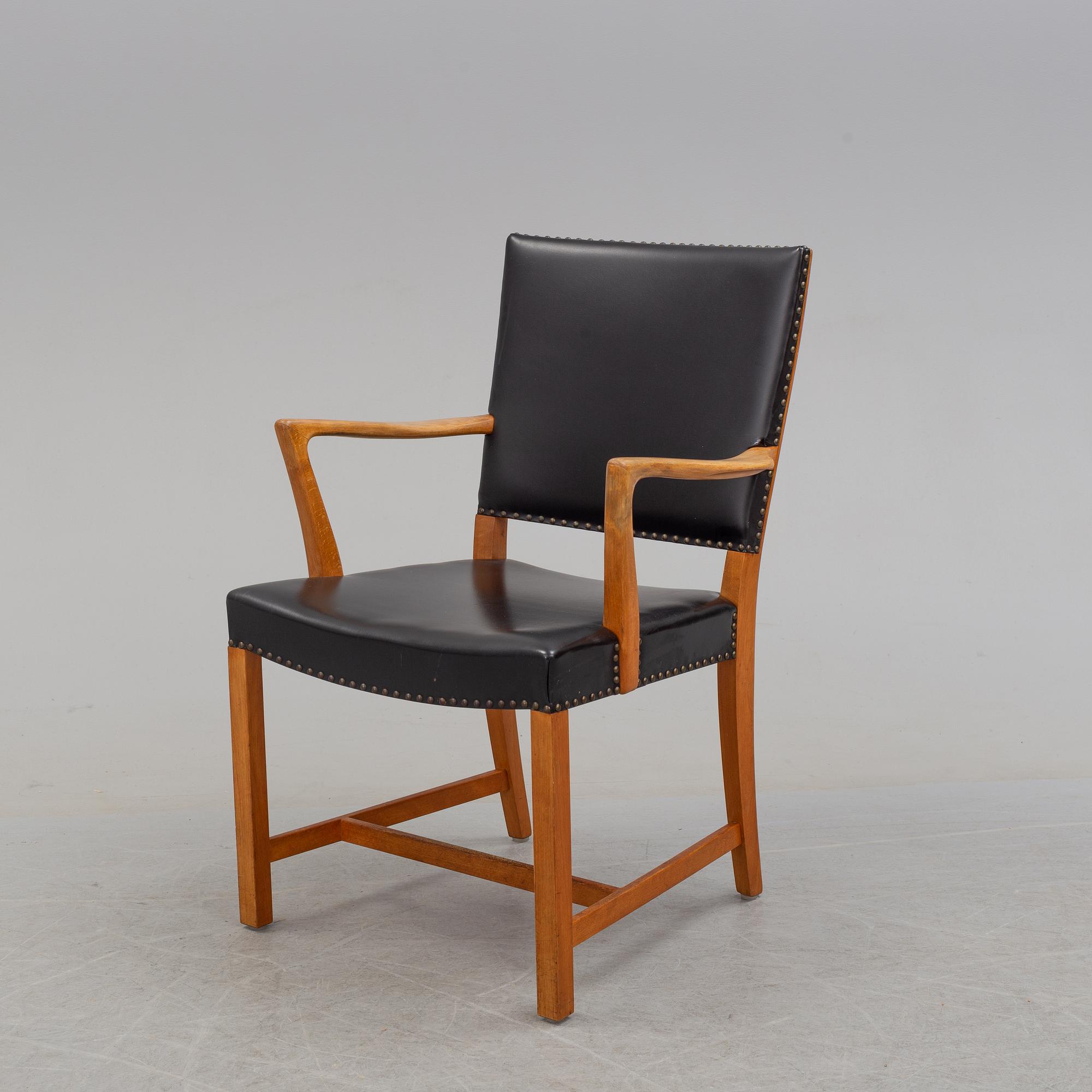 A late 20th century arm chair by Karl Erik Ekselius, JOC.