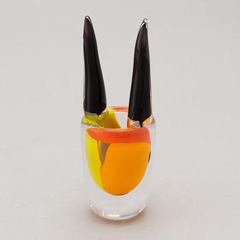 Erik Höglund, a glass sculpture, signed, numbered 140/350, Bergdala, 2010.