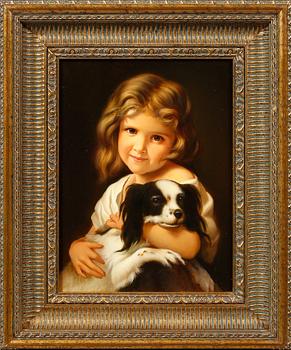 OKÄND KONSTNÄR, olja på duk, à tergo signerad V Semenuha och daterad 2004.