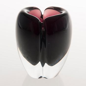 KAJ FRANCK, A KF106 glass vase signed K. Franck Nuutajärvi Notsjö, -58.