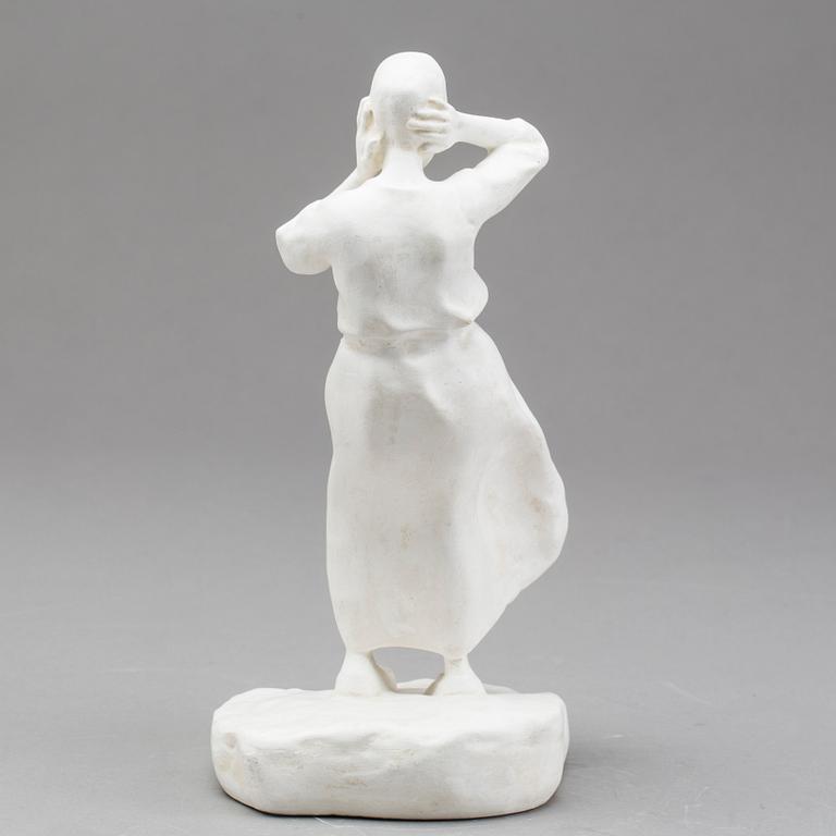 RUTH MILLES, sculpture, signed, plaster.