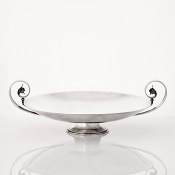 Atelier Borgila, skål, Stockholm 1930, sterling silver, komponerad av Erik Fleming.