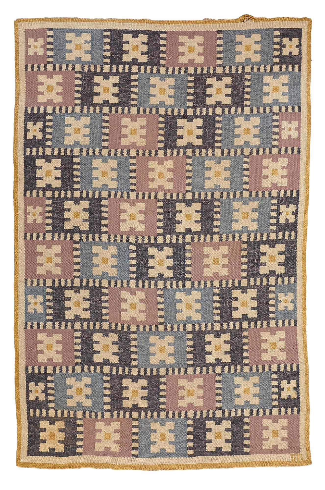 Sigvard Bernadotte, MATTA, "Vitsippa", rölakan, ca 303 x 197,5 cm, signerad SB.
