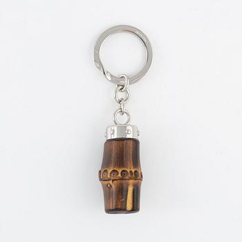 Gucci a 'Bamboo' key ring.