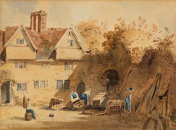 JOHN SELL COTMAN, attributed to, watercolour, signed.