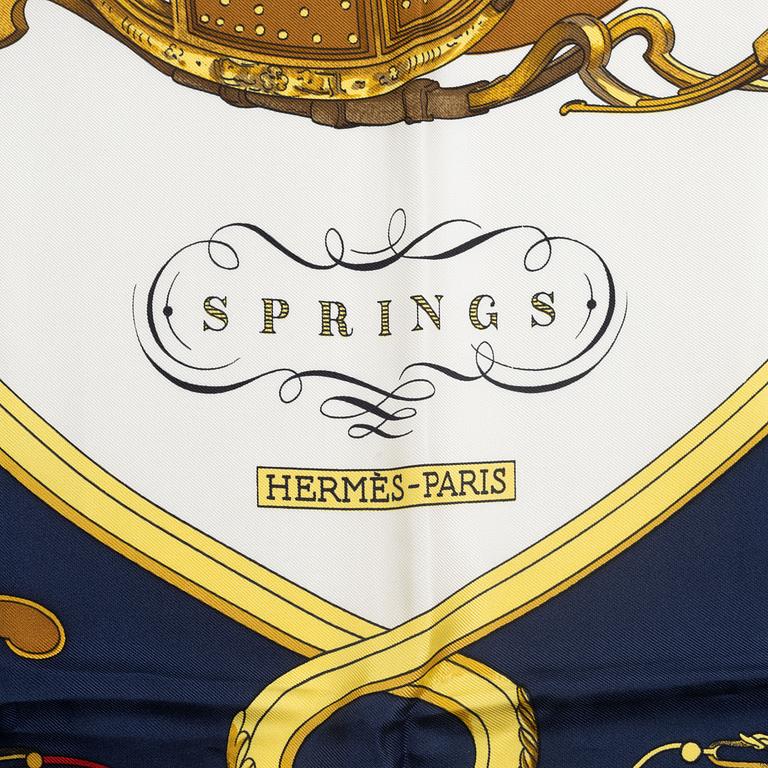 Hermès, scarf, "Springs".