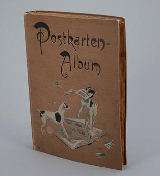 VYKORTSALBUM, ca 168 kort samt FOTOGRAFIER 10 st, motiv från Åland, 1900-talets början.
