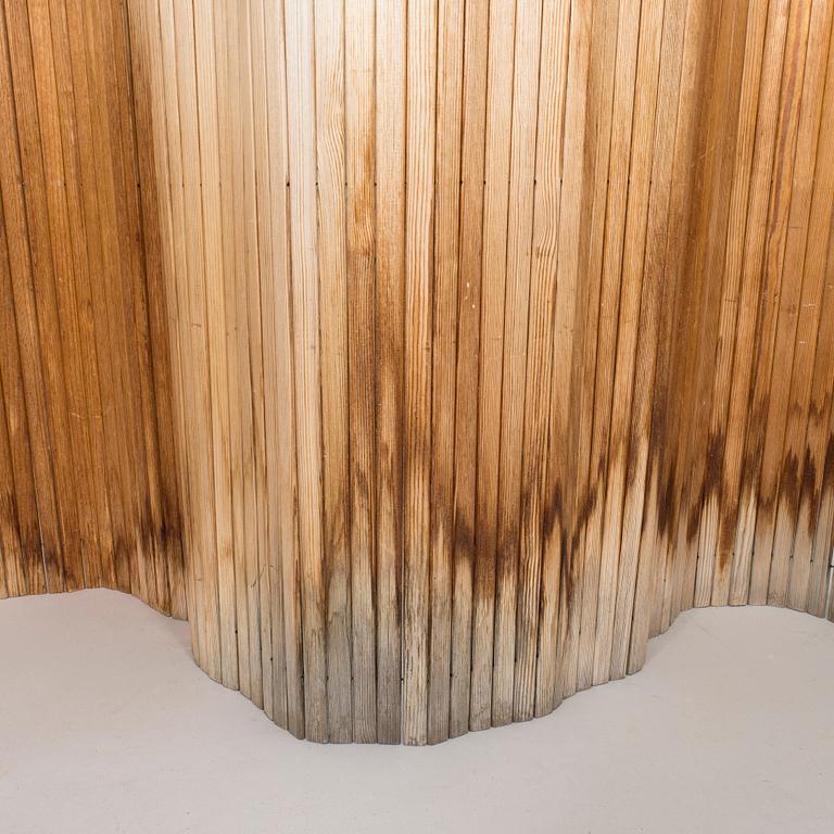 Alvar Aalto, vikskärm, modell 100 för O.Y. Huonekalu- ja Rakennustyötehdas A.B. 1952.