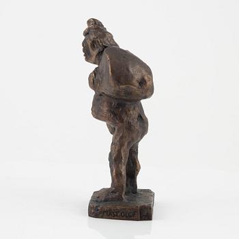 Bror Marklund, sculpture, signed,bronze, height 23 cm.