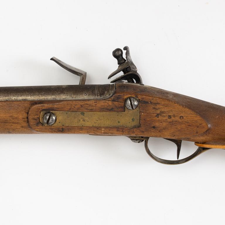 Flintlock rifle, Swedish, repair model.