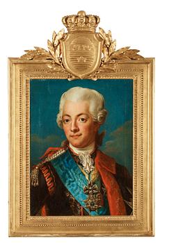 Jakob Björck Attributed to, "King Gustaf III" (1746-1793) & "Queen Sofia Magdalena" (1746-1813).