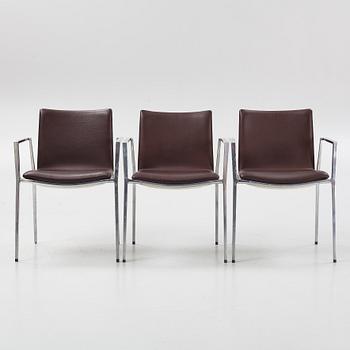 Johannes Foersom & Peter Hiort-Lorenzen, a set of three 'Archai' armchairs from Lammhults.