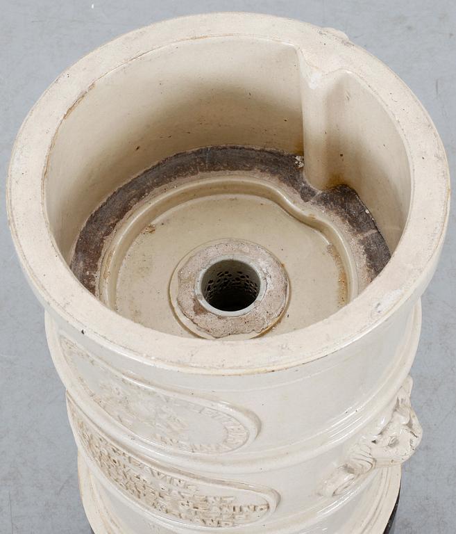 VATTENCISTERN, stengods, G. Cheavings, England, 1800/1900-tal.
