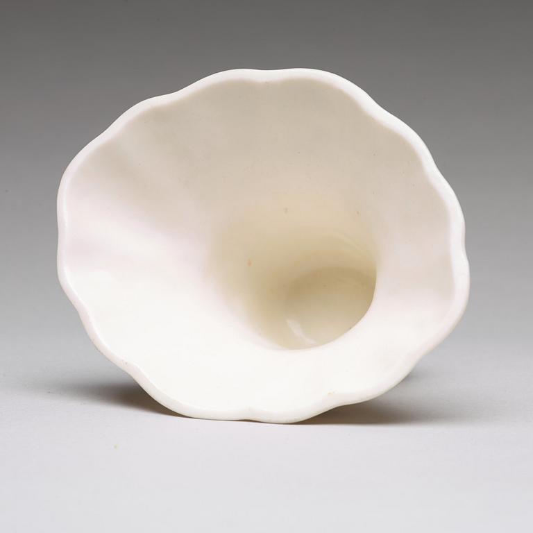 A blanc de chine rhinoserous libation cup Qing dynasty, Kangxi (1662-1722).