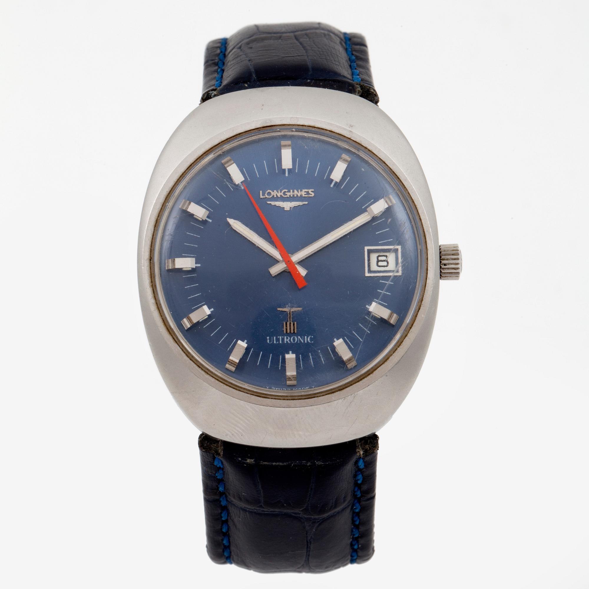 LONGINES, Ultronic, wristwatch, 37 x 44 mm,