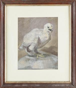 Okänd konstnär 1900-tal · OKÄND KONSTNÄR, pastell, Bär otydlig signatur.