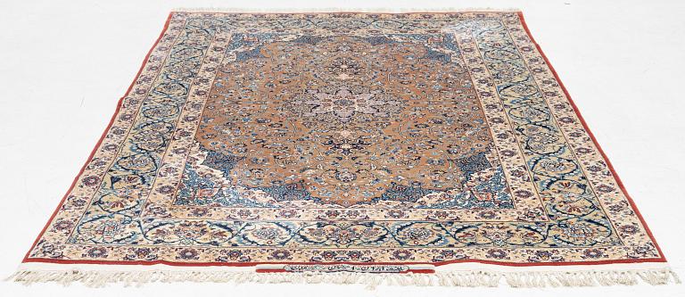A Isfahan rug, signed (Hossein) Seirafian  222 x 150 cm.