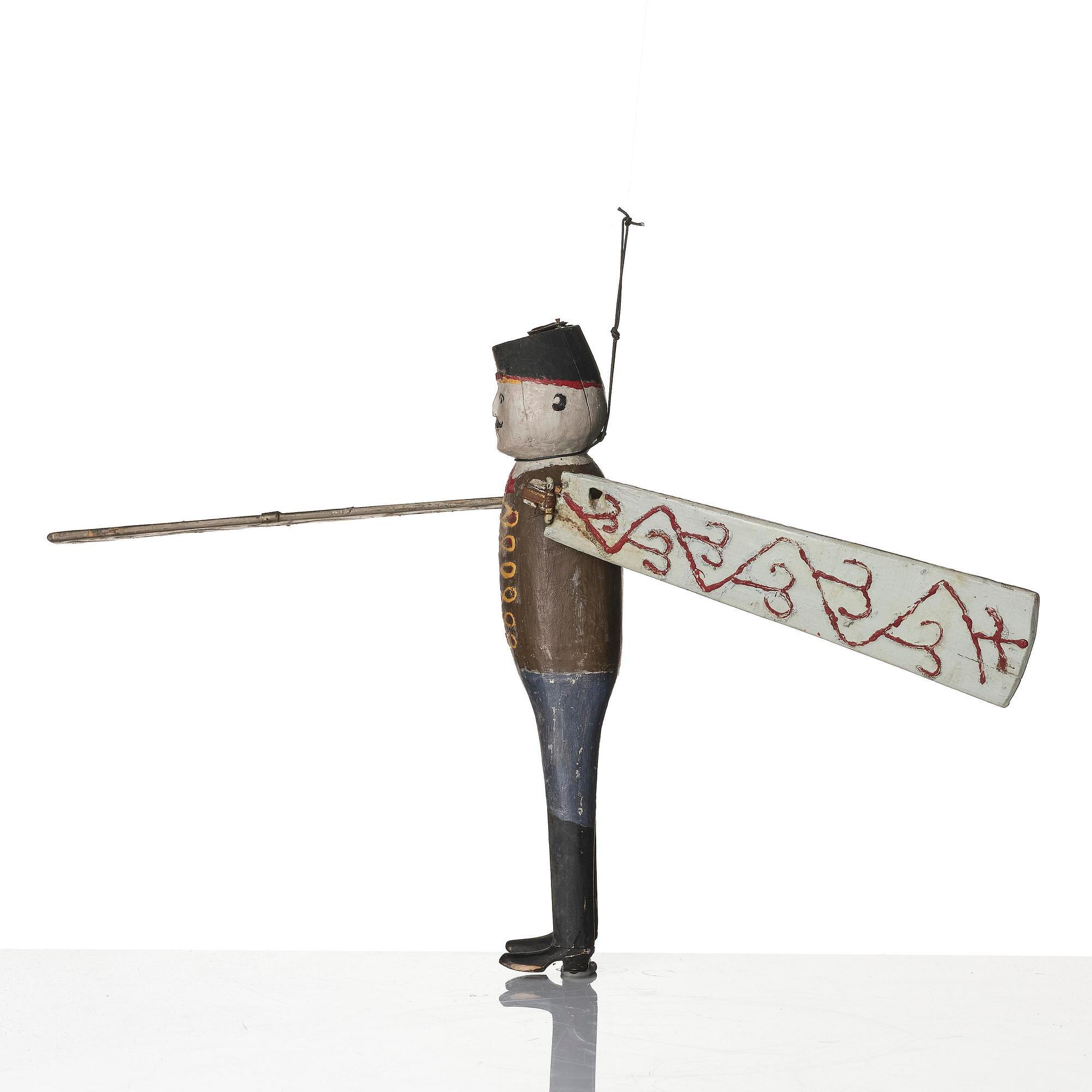 A Swedish folk-art weathervane, 19th century.