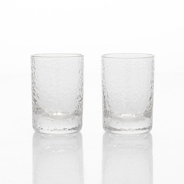 Tapio Wirkkala, a set of six 'Mini' schnapps glasses for Iittala, in original box.