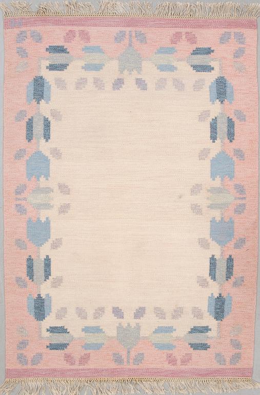 MATTA, rölakan, "Tulpanaros", monogramsignerad AB (Anne Marie Boberg), ca 246 x 168 cm.