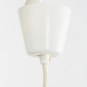 Vilhelm Lauritzen, a 'Radio Pendel' glass ceiling light, Louis Poulsen, Denmark, second half of the 20th Century.