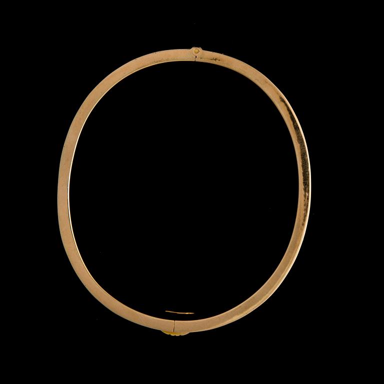 ARMBAND, "Metsäpirtti" 18K guld, Kalevala Koru 1962. Original etui. Vikt 44,5 g.