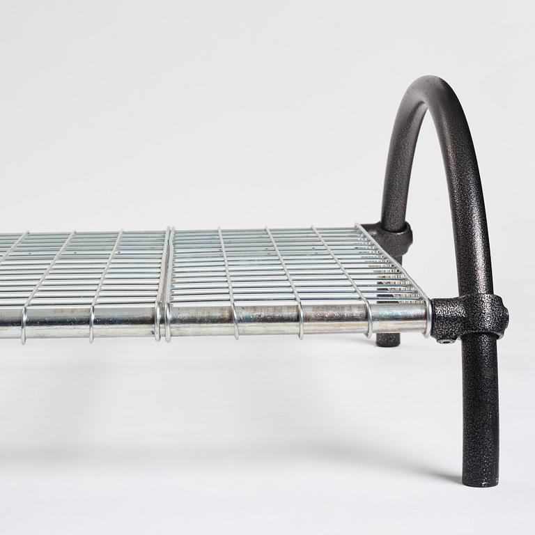 Ron Arad, a "Round Rail" daybed, One Off Ltd. UK, post 1981.