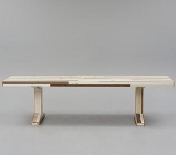 Piet Hein Eek, matbord, "Canteen Table in Scrapwood", Nederländerna, efter 2005.