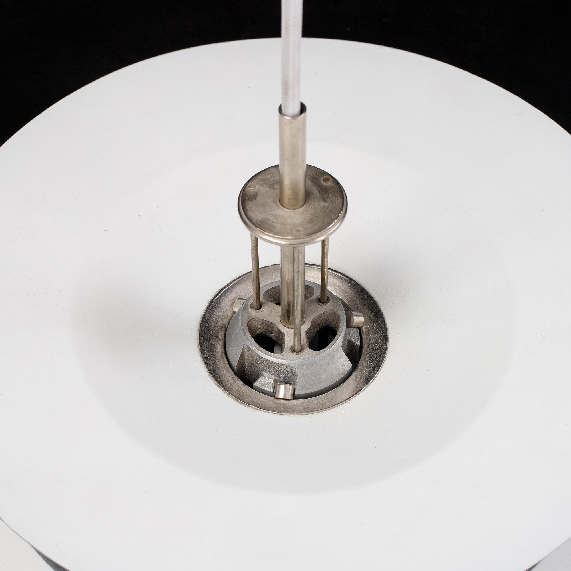 Poul Henningsen, a 'Kontrast' pendant light, Louis Poulsen, Denmark.