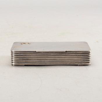 a Danish sterling silver box.