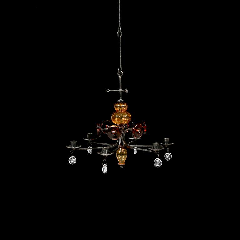 LJUSKRONA, Erik Höglund, 1900-talets andra hälft, höjd ca 40 cm.