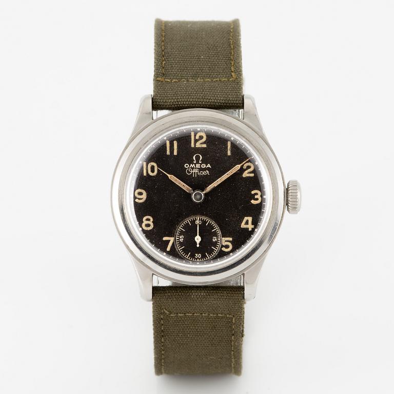 Omega, Officer, wristwatch, 30.5 mm.