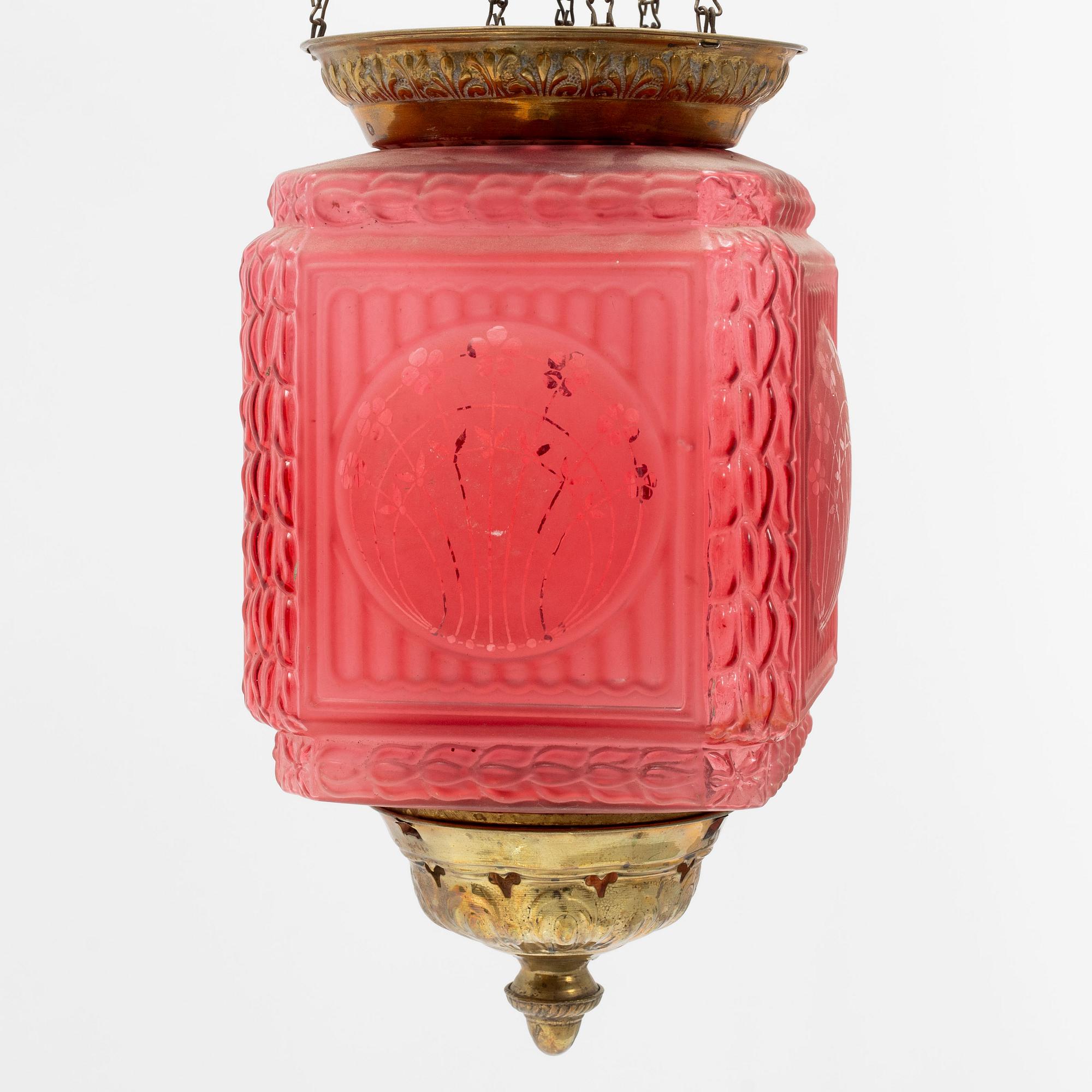 Månskensampel, jugend, omkring år 1900.