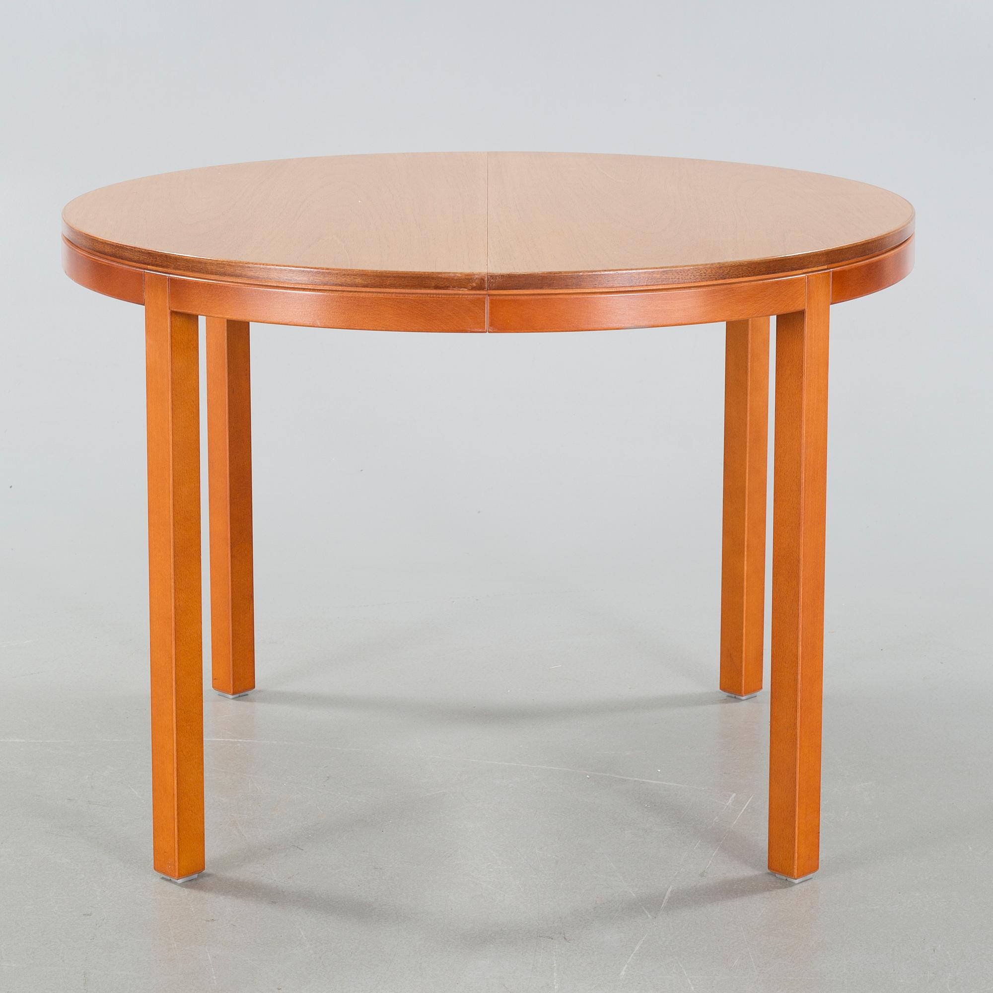 A late 20th century dinner table.