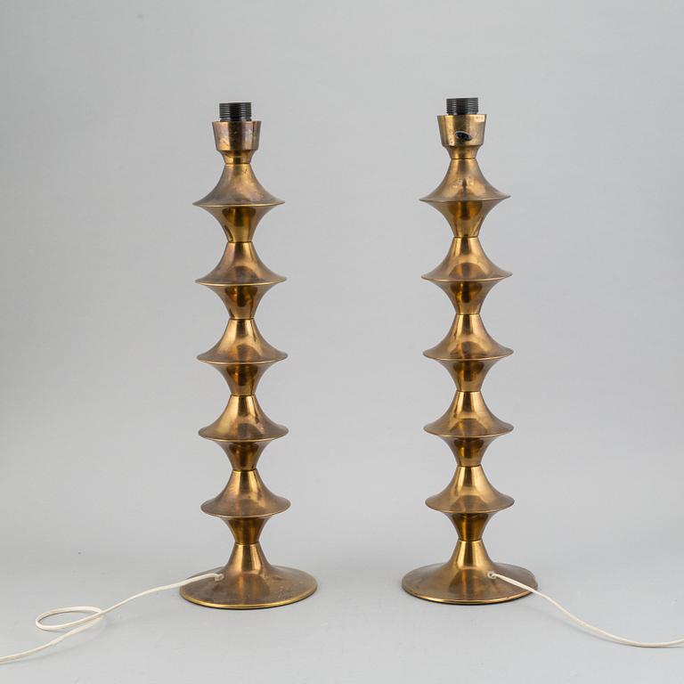 A pair of Elit AB table lights, 1970's.