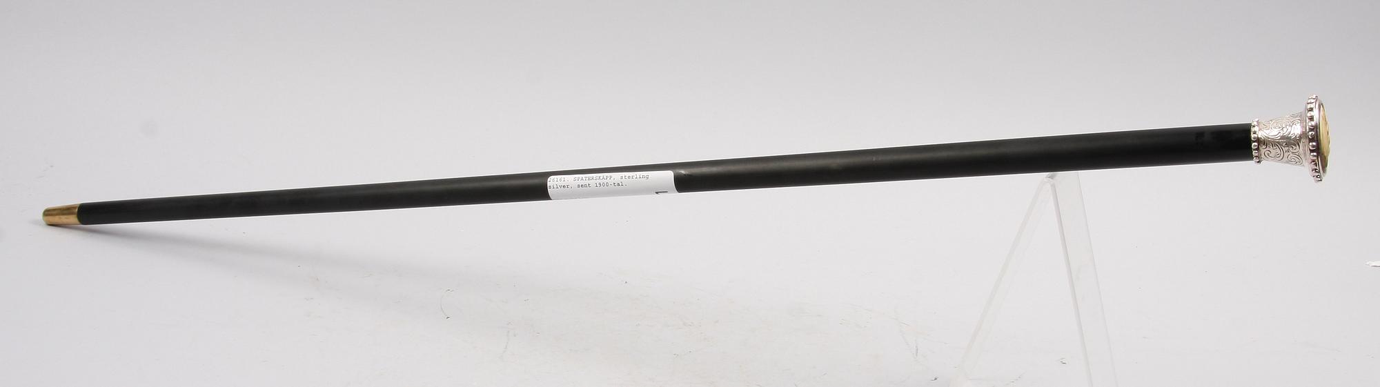 SPATSERKÄPP, sterling silver, sent 1900-tal.