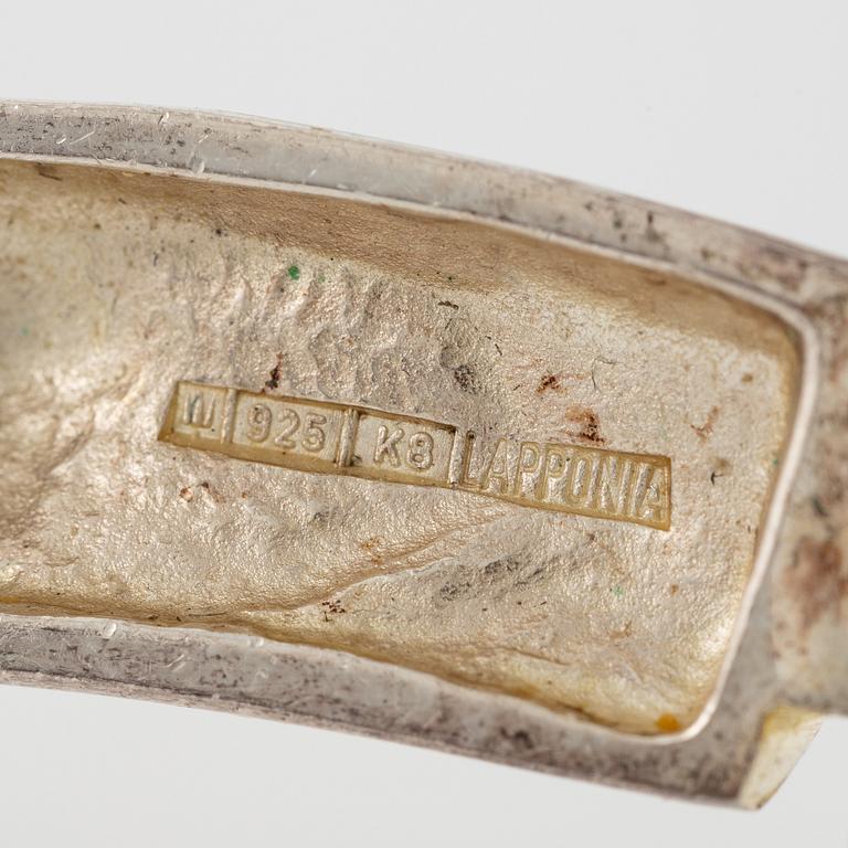 Lapponia, necklace silver and wood.