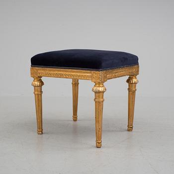 A Gustavian Stool from the late 18th century.