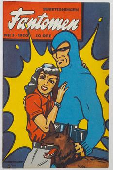 Comic books, Fantomen, no. 1–7, 1950.