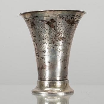 BÄGARE, silver, M.G.Roos, Åbo 1821.