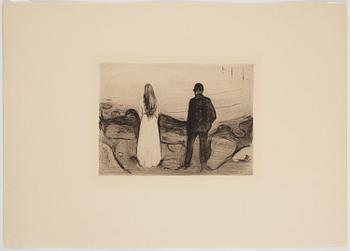 Edvard Munch, "Two Human Beings, The Lonely Ones".