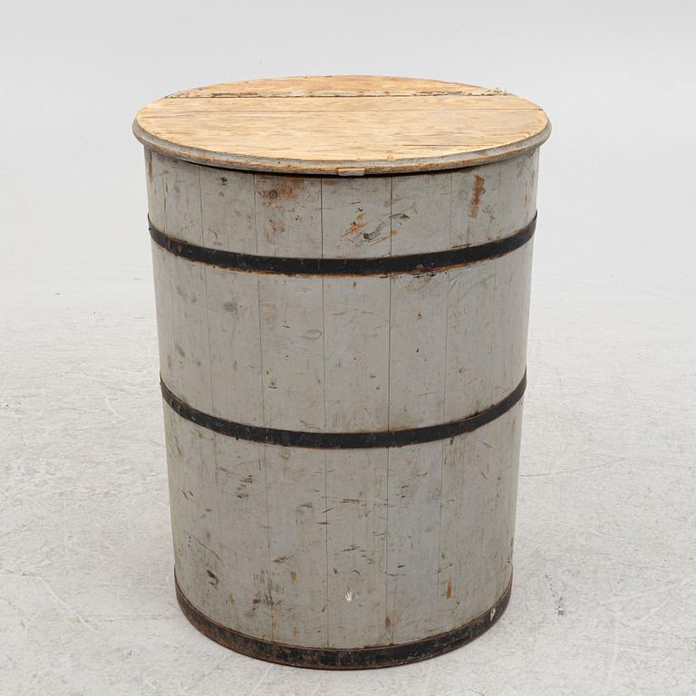 A barrel, from the general store, circa 1900.