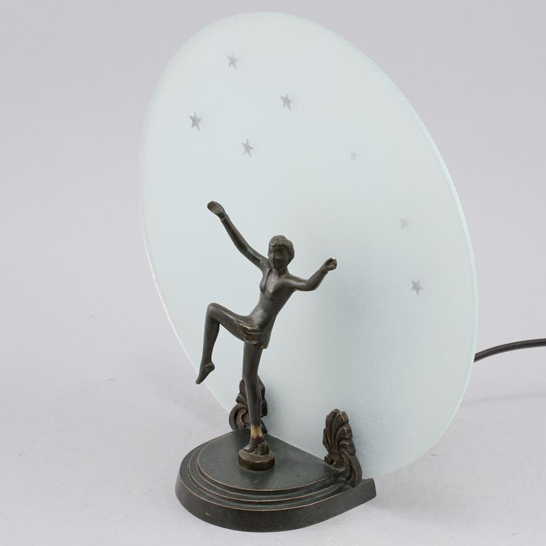 BORDSLAMPA, art deco, 1920/1930-tal.