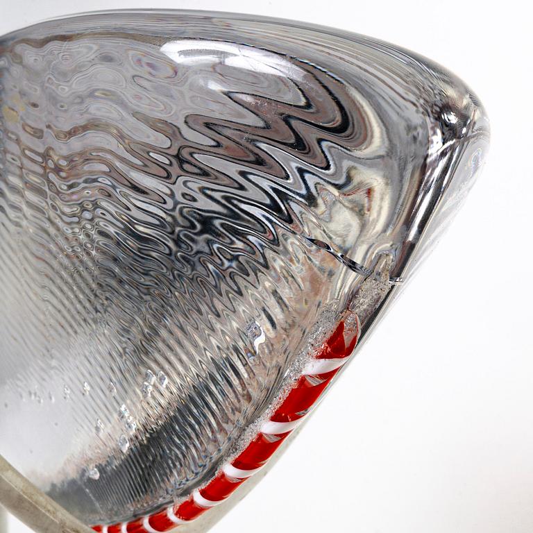 Bertil Vallien, a signd glass sculpture.