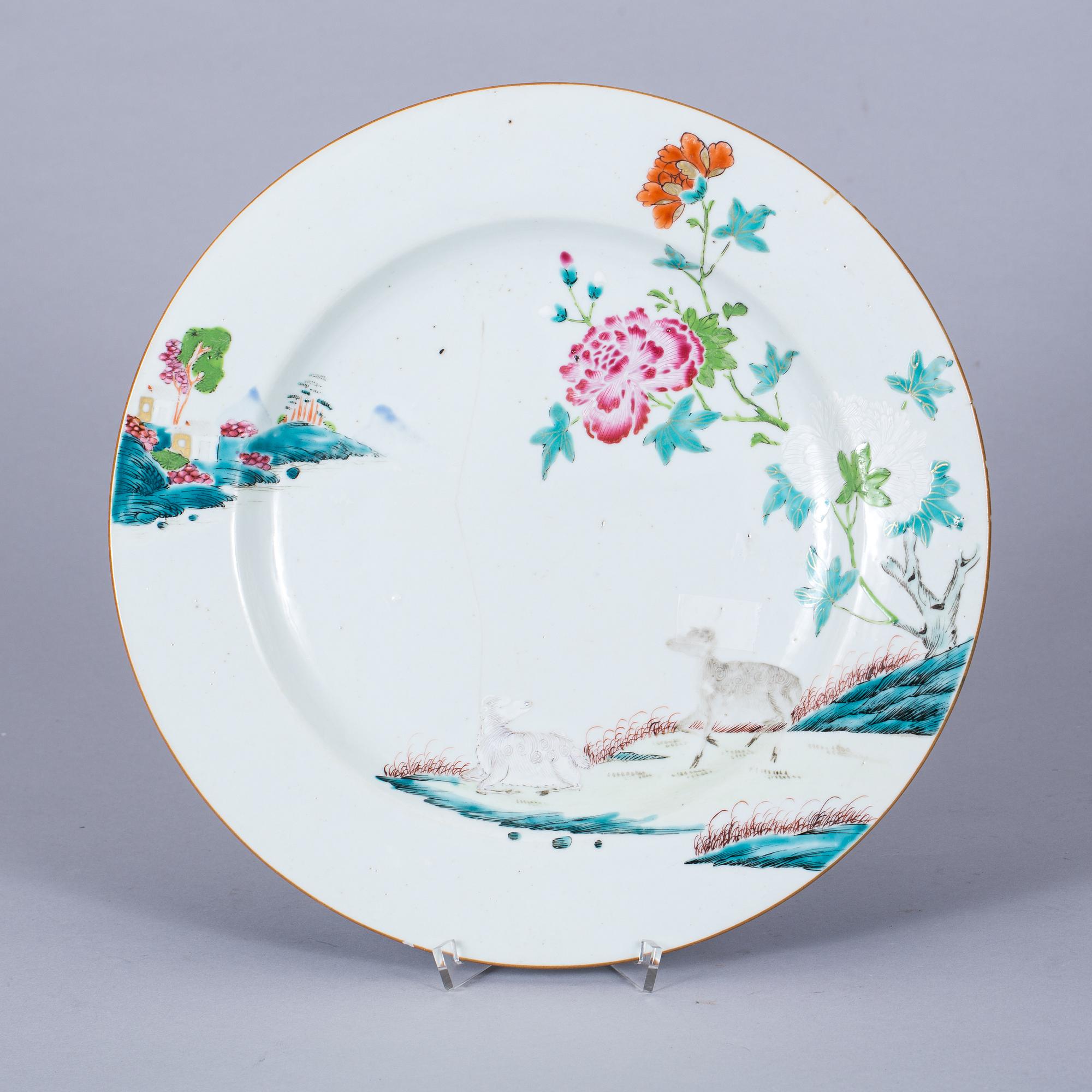 FAT, porslin, Kina, Qianlong, 1700-tal.